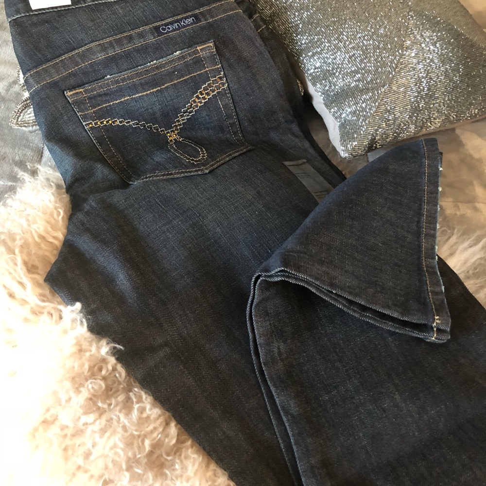 Calvin Klein Lean bootcut slim fit jeans